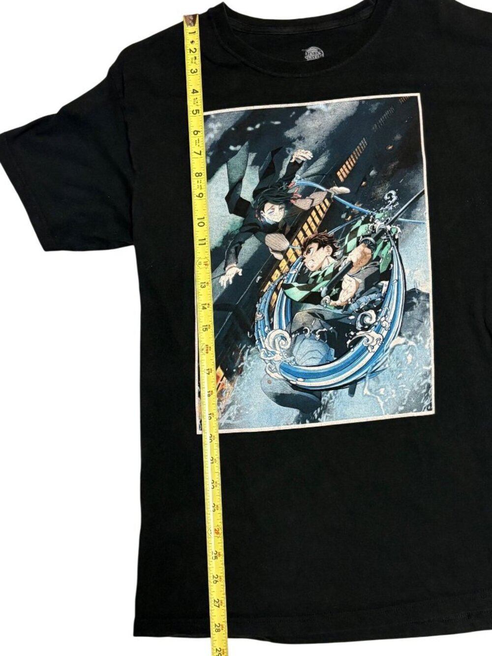 Demon Slayer Mugen Train Black Graphic Tee Tanjiro & Nezuko Adult Medium T-Shirt - Picture 8 of 9